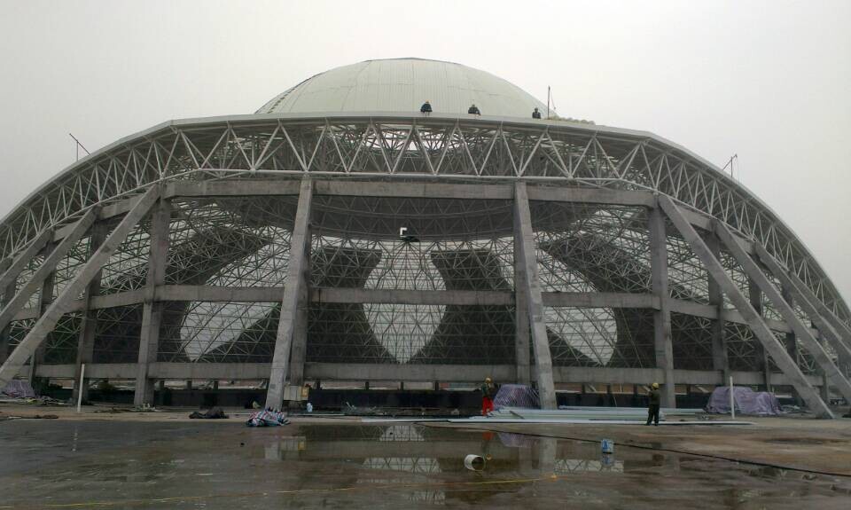 资阳温泉馆网架工程